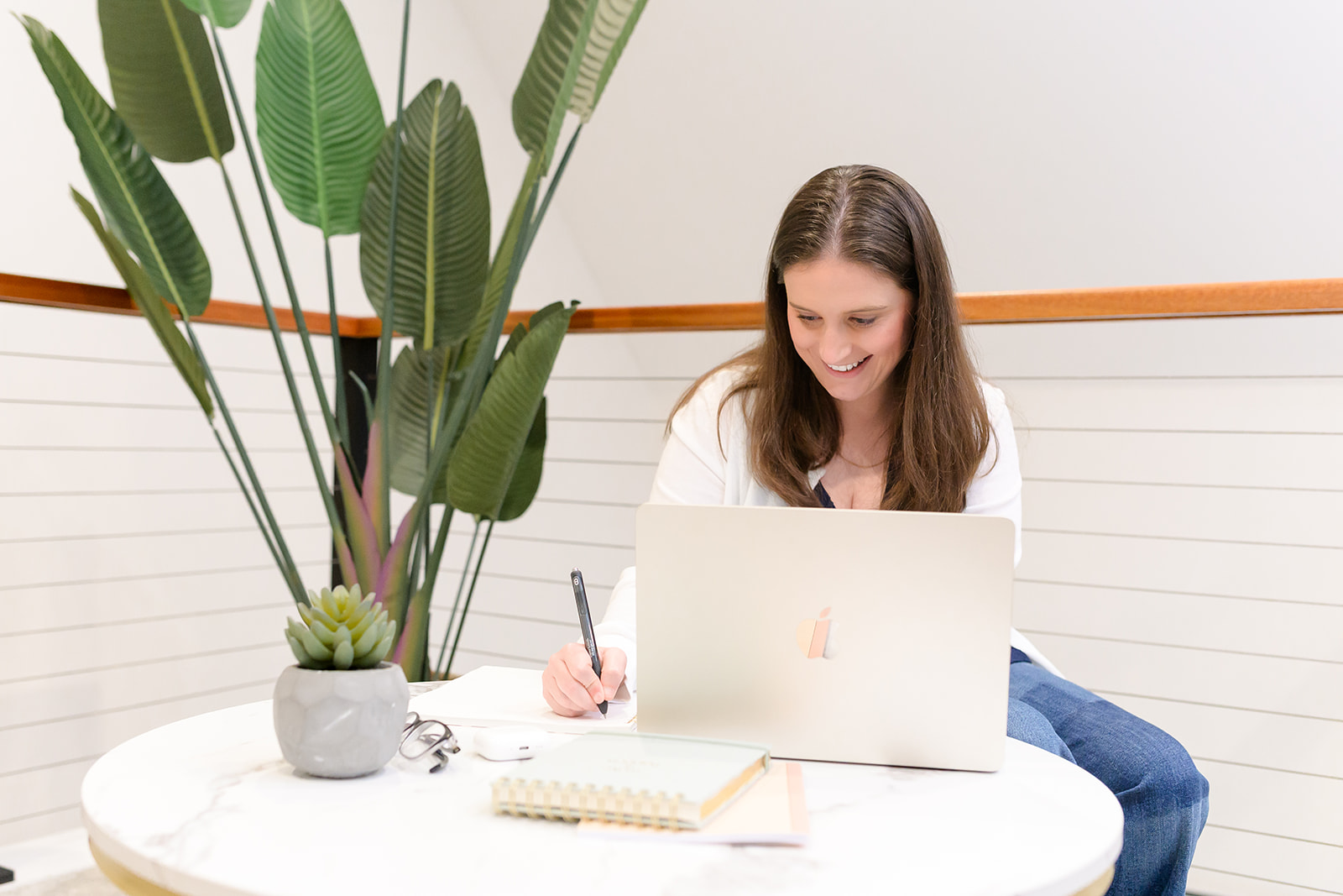 Chelsea's home workspace